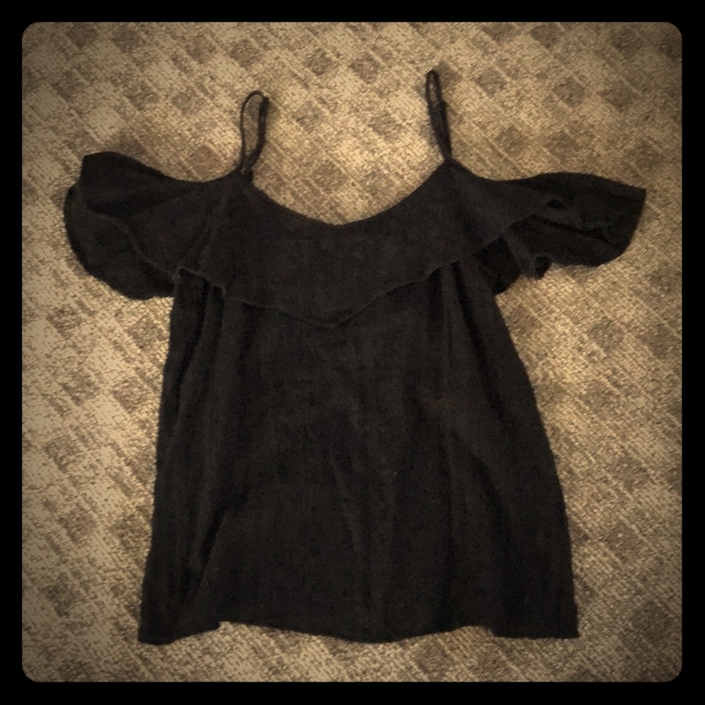 Old Navy black off the shoulder top